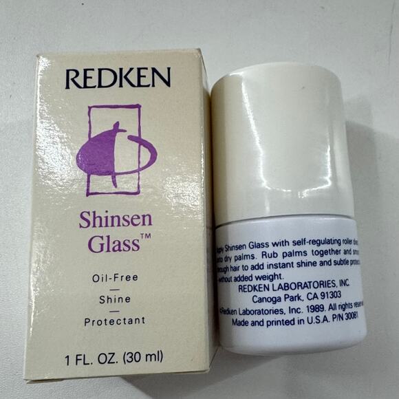 Discontinued HTF Redken Shinsen Shine Protectant Hair Roller 1 oz (30 ml) - Picture 2 of 4